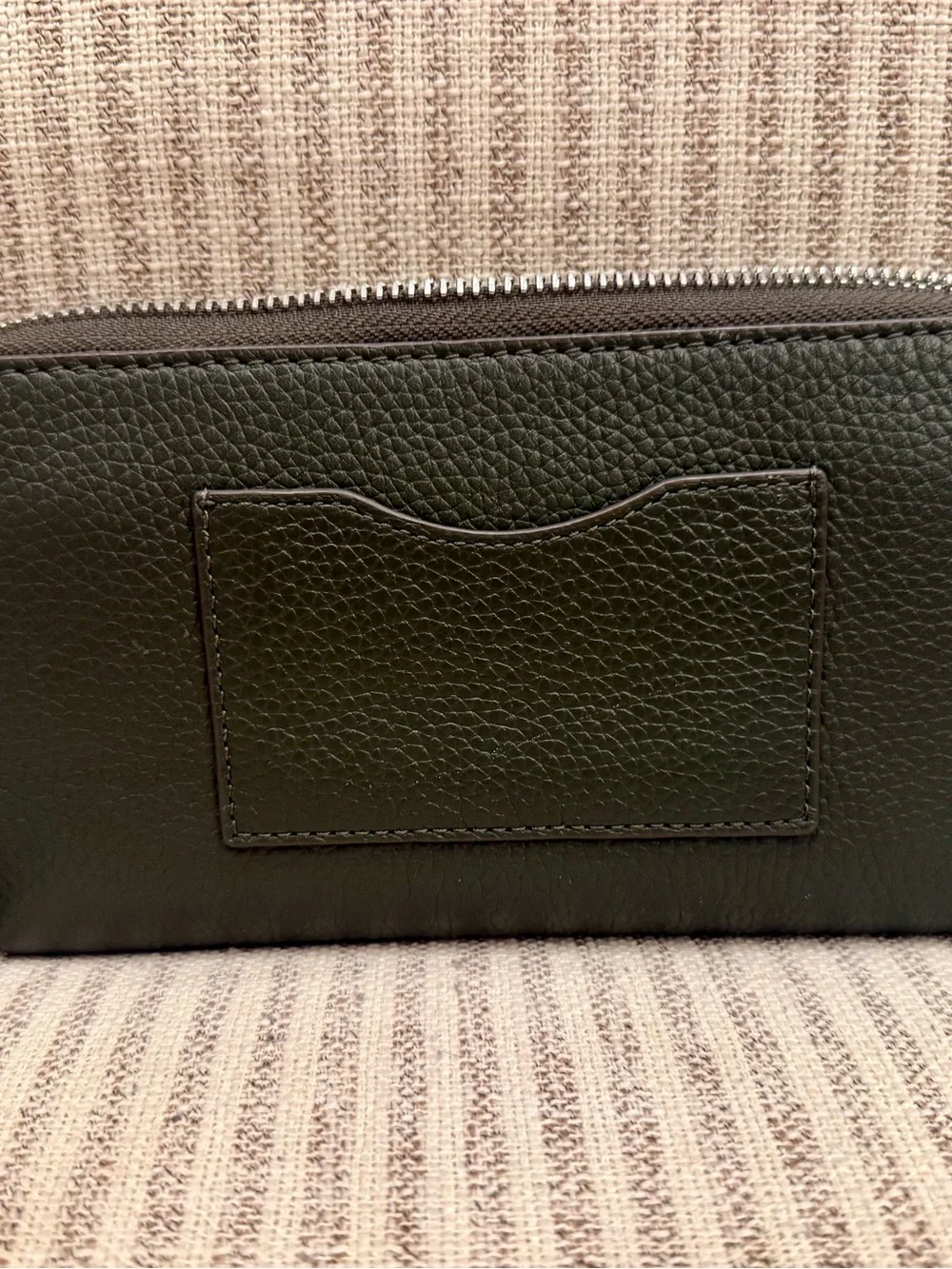 EUC Tory Burch Dark Green Pebbled Leather Crossbody Bag with Matching Wallet - Picture 12 of 16